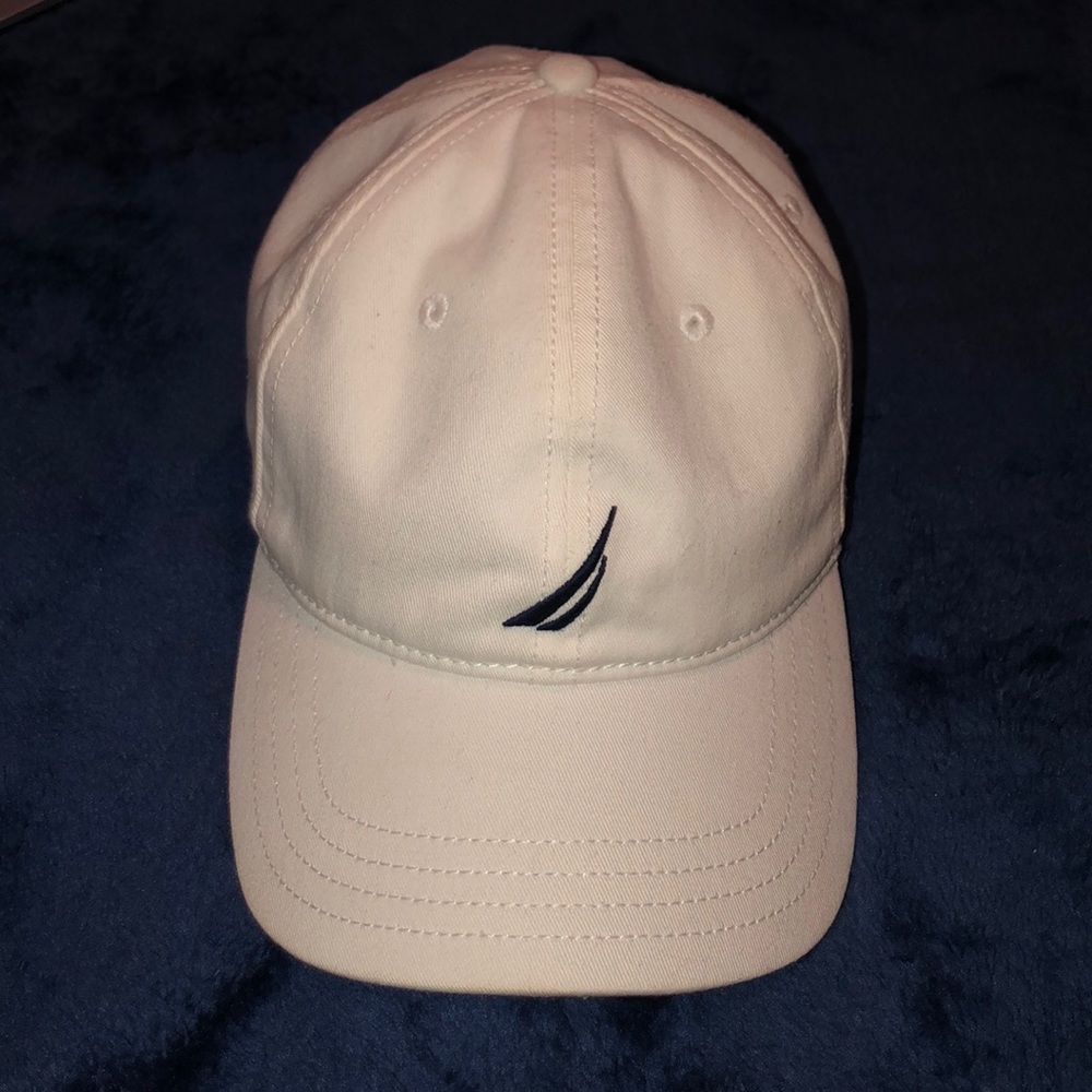 White Nautica Hat